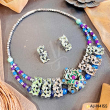 Nauratan Necklace Set AJ-N4155