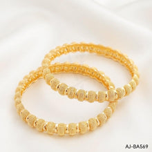 Gold Plated Bangles Pair AJ-BA569