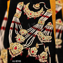 hyderabadi mala set Red