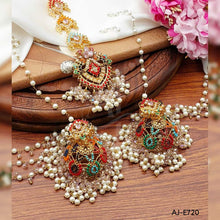 Nauratan Earrings & Bindiya AJ-E720