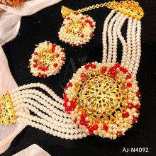 Gajra Necklace Set AJ-N4092