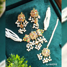 Nauratan Necklace Set AJ-N4094