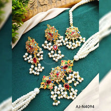 Nauratan Necklace Set AJ-N4094