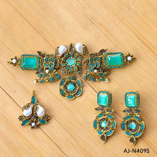 Flower Style Necklace Set AJ-N4095