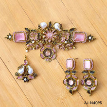 Flower Style Necklace Set AJ-N4095