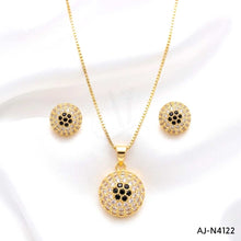 Locket Set Golden Black