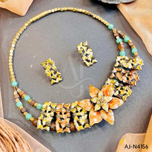 Nauratan Necklace Set AJ-N4156