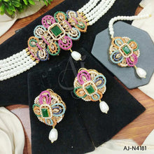 Nauratan Necklace Set AJ-N4181