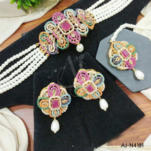 Nauratan Necklace Set AJ-N4181