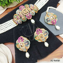 Nauratan Necklace Set AJ-N4181