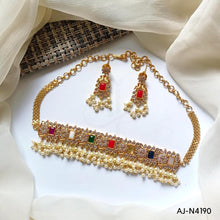 Nauratan Necklace Set AJ-N4190