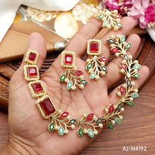 Nauratan Necklace Set AJ-N4192