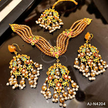 Nauratan Necklace Set AJ-N4204