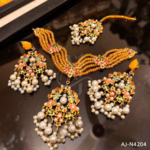 Nauratan Necklace Set AJ-N4204