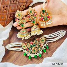 Nauratan Necklace Set AJ-N4304