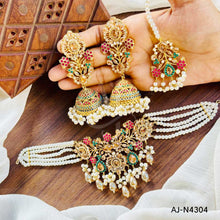 Nauratan Necklace Set AJ-N4304