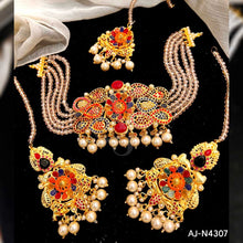 Nauratan Necklace Set AJ-N4307