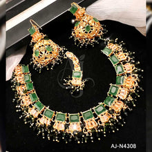 Crystal Zircon Necklace Set AJ-N4308
