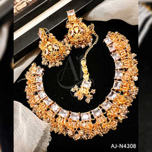 Crystal Zircon Necklace Set AJ-N4308